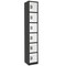 Adiroffice 12 in W, 12 in D, 72 in H, Steel ADI629-206-B-W-PKG-2 - alternate 3